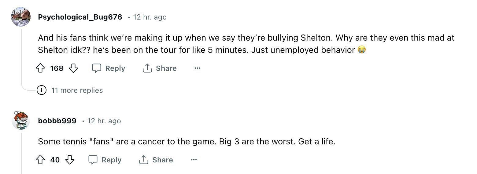 Screengrab from Reddit